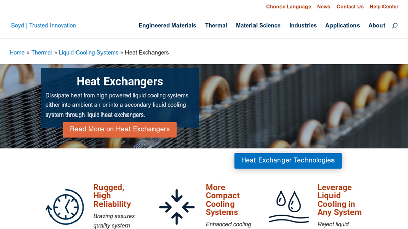 Heat Exchangers​ - Boyd
