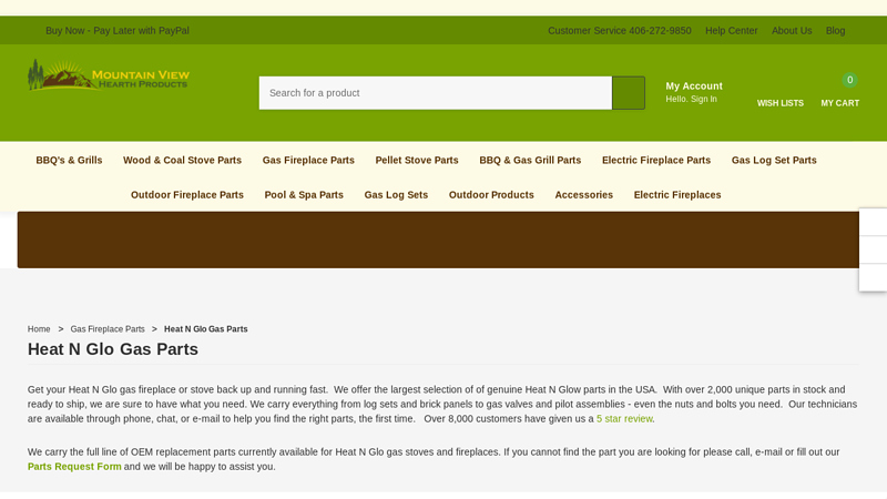 Heat N Glo Gas Fireplace Replacement Parts