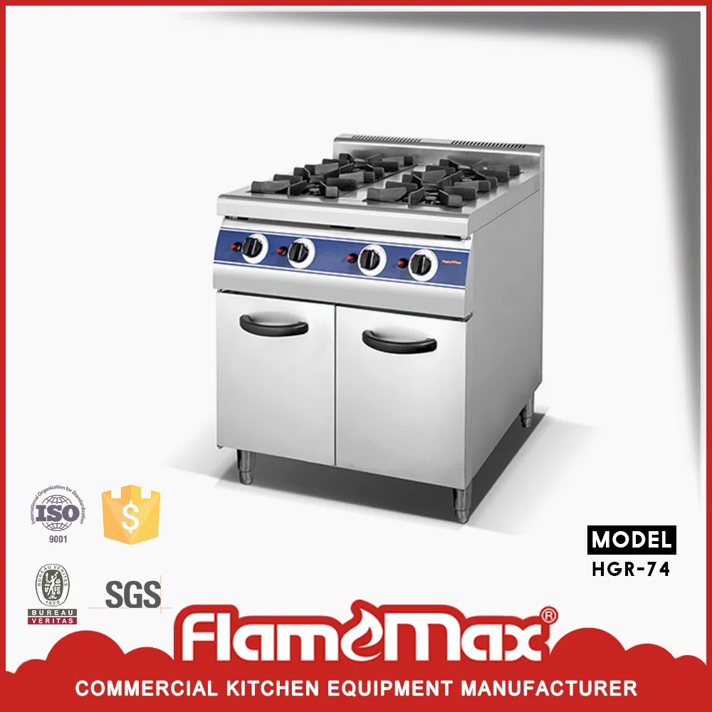 Heavy Duty Professional 4 Burner Gas Range industry insight