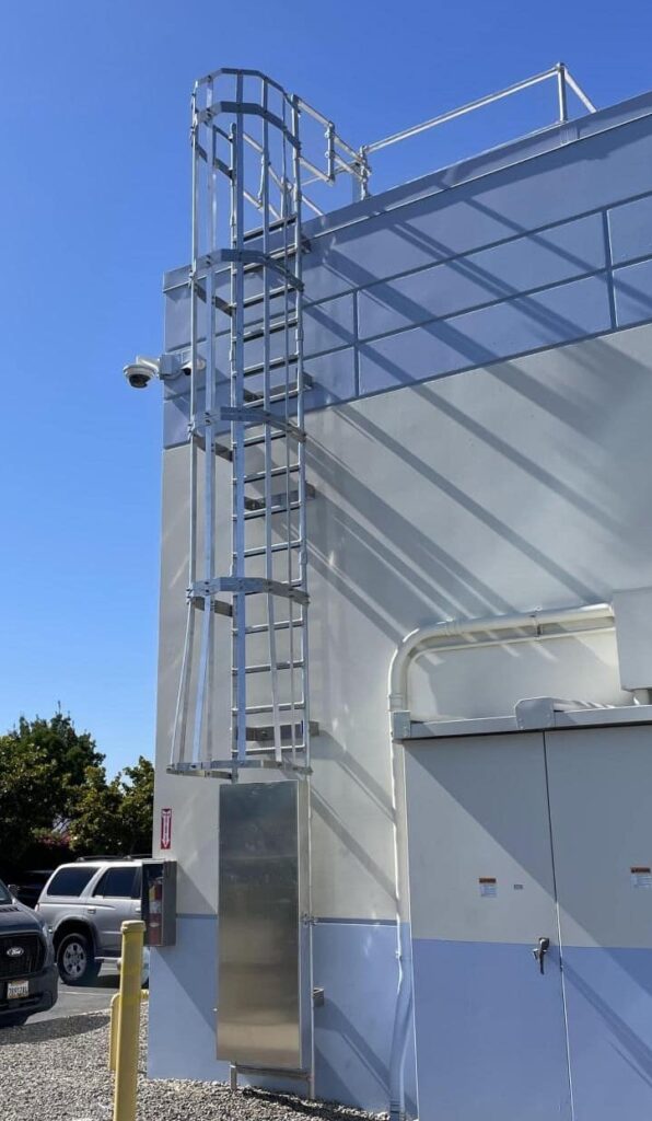Height Adjustable Steel Ladder System