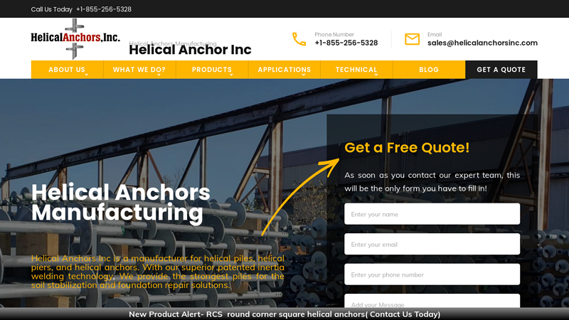 Helical Anchors Manufacturing