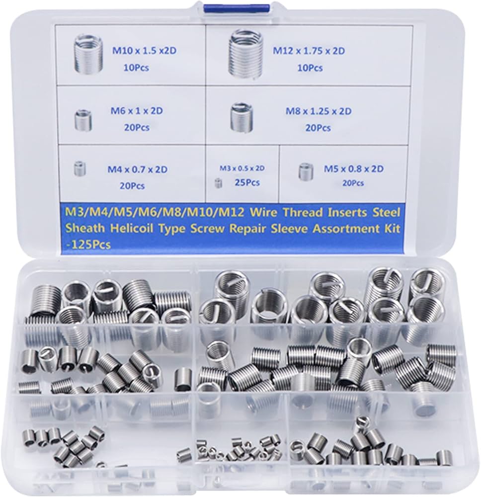 Helicoil® Kit, Carburetor Intake, Thread Insert Kit, Thread Repair Kit ...