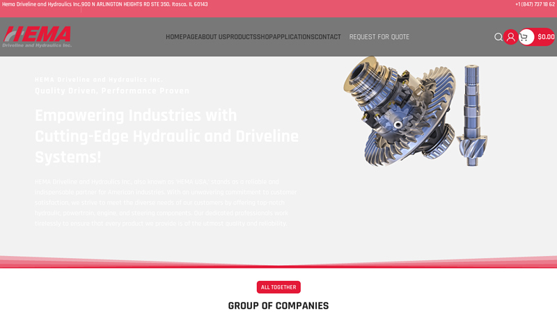 Hema Driveline and Hydraulics Inc.: Hema Usa