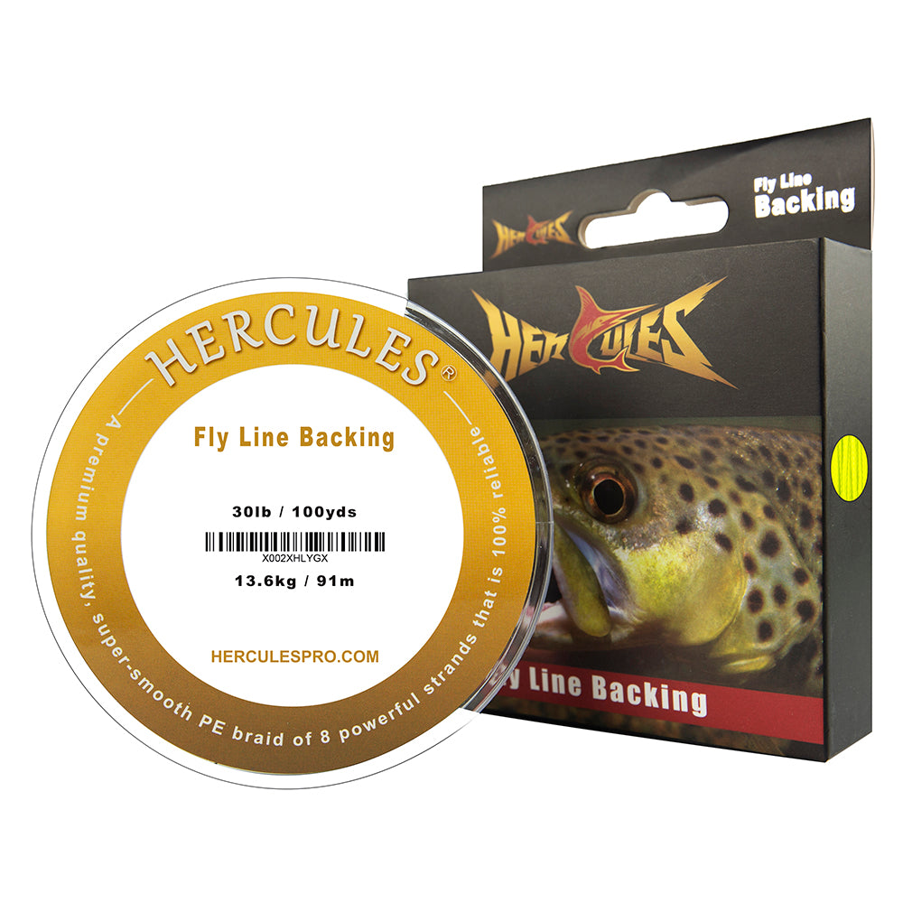 HERCULES Braided Fly Fishing Line Backing with Long