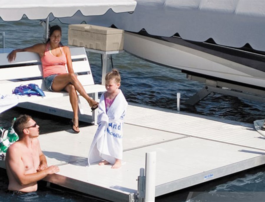 Hewitt Aluminum Dock Sections