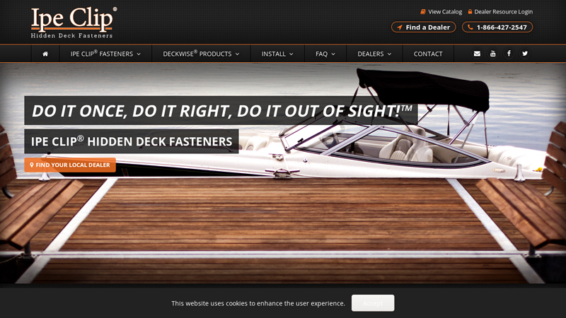 Hidden Deck Fasteners