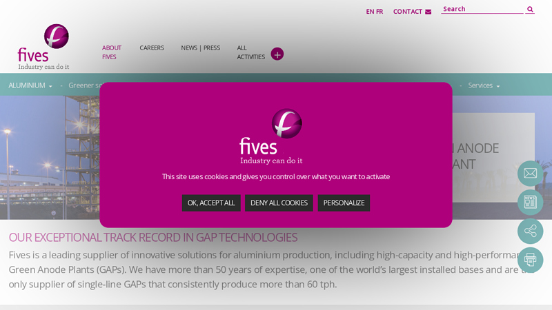 High Capacity Green Anode Plant