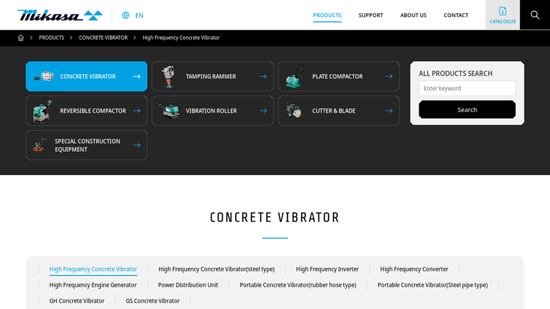 High Frequency Concrete Vibrator