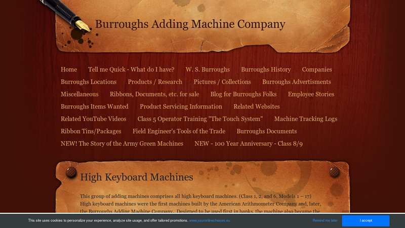 High Keyboard Machines