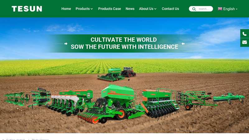 High Quality Blade Harrow Manufacturer and Company, Factory