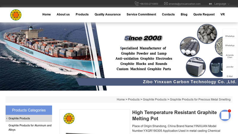 High Temperature Resistant Graphite Melting Pot Manufacturers ...