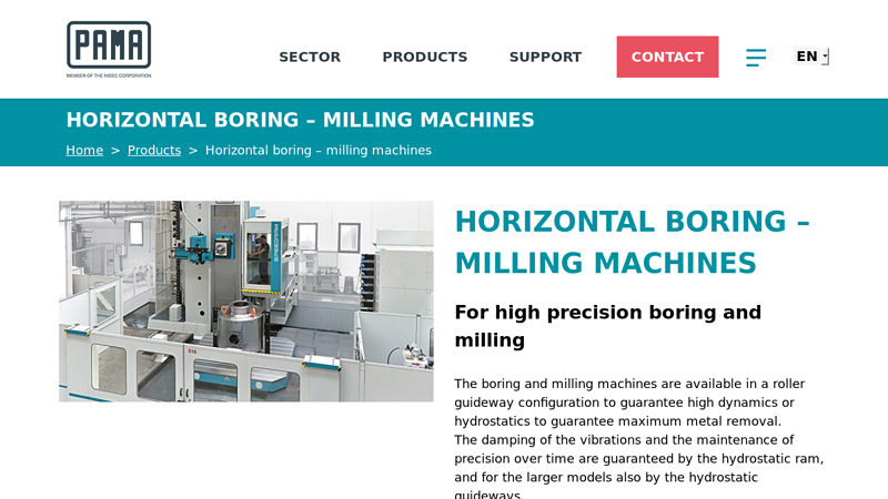 HORIZONTAL BORING – MILLING MACHINES