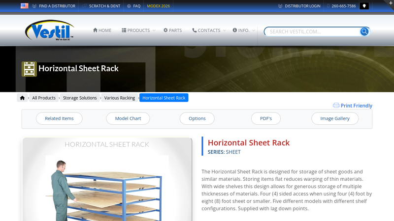 Horizontal Sheet Rack (SHEET)