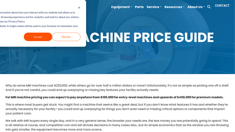 How Much Does an MRI Machine Cost in 2025?