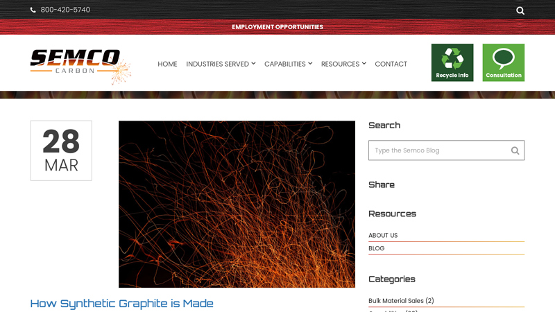 How Synthetic Graphite is Made