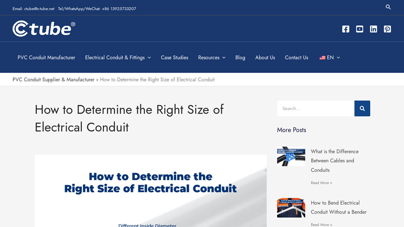 How to Determine the Right Size of Electrical Conduit