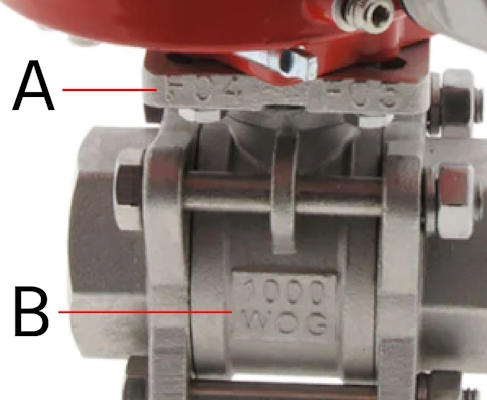 How to Read Ball Valve Markings