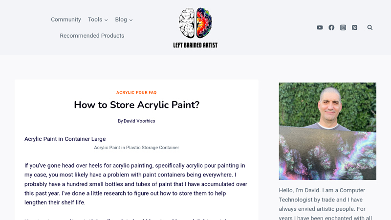 How to Store Acrylic Paint?