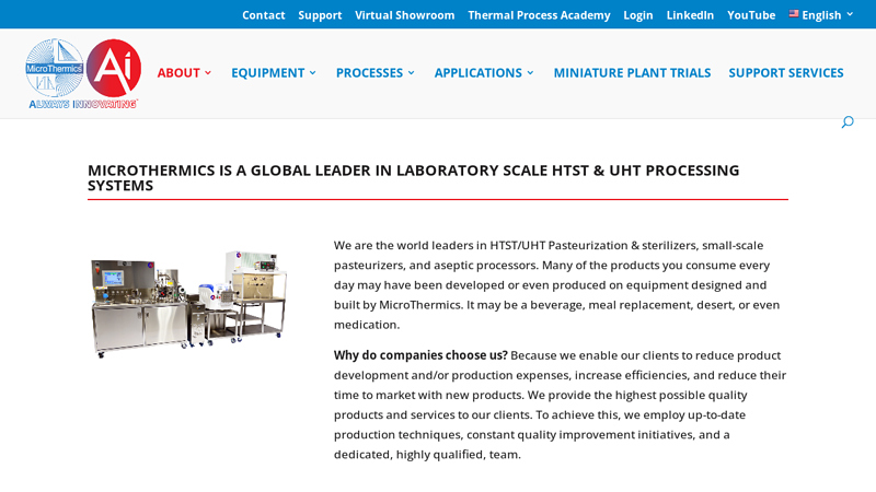 HTST/UHT Pasteurization, Sterilization and Aseptic Filling