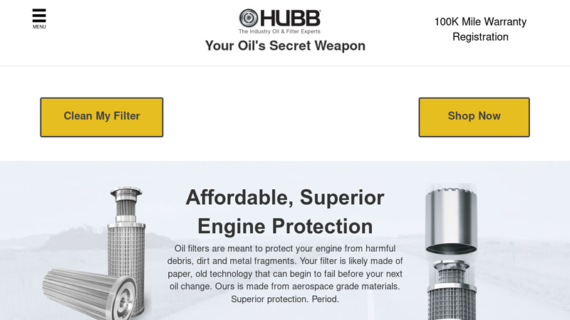 HUBB Oil Filter