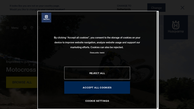 Husqvarna Motocross Motorcycles