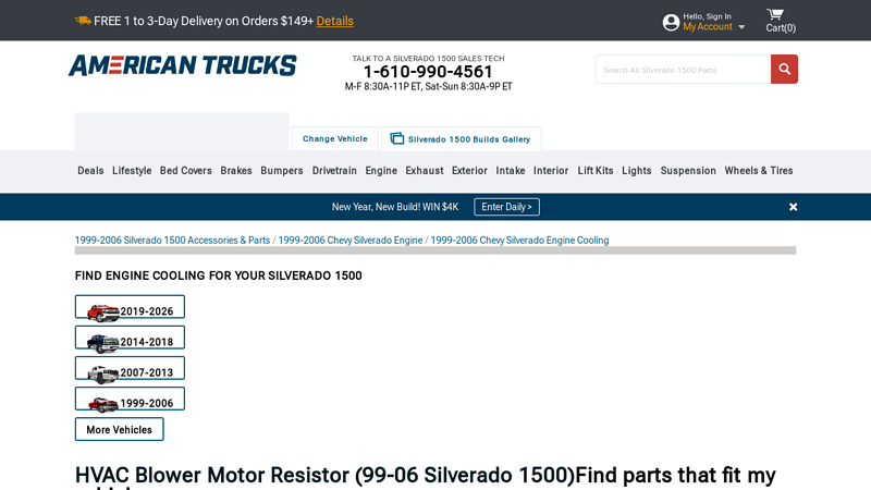 HVAC Blower Motor Resistor (99