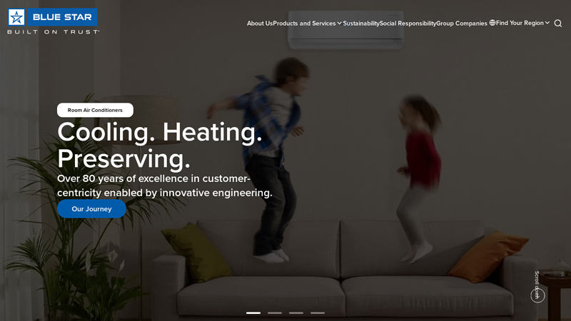 HVAC Solutions, Heat Pumps, Commercial AC by Blue Star