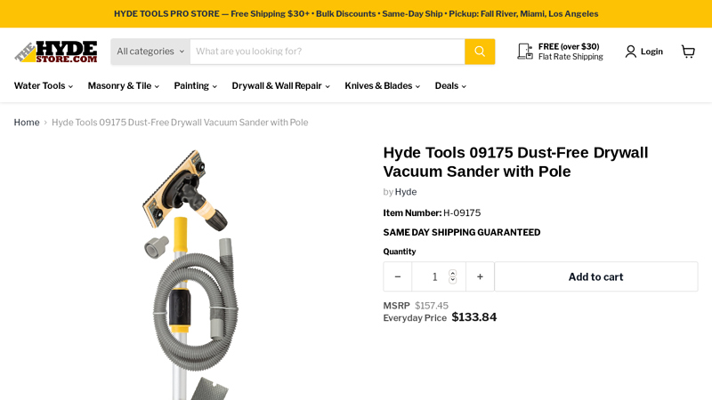 Hyde Tools 09175 Dust