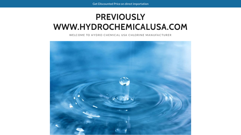 HYDRO CHEMICAL USA chlorine manufacturer