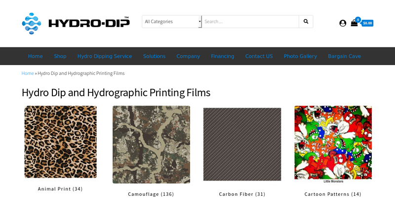 Hydro Dip and Hydrographic Printing Films
