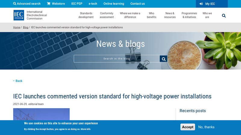 IEC launches commented version standard for high