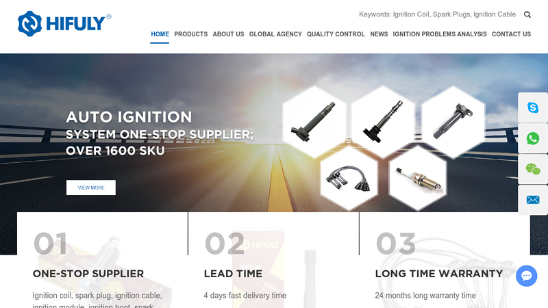 Ignition Coil, Spark Plugs, Spark Tester Supplier