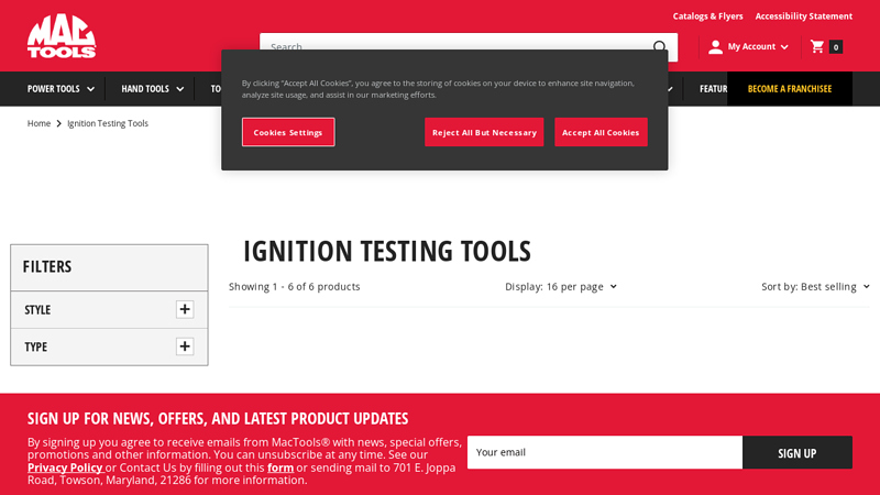 Ignition Testing Tools