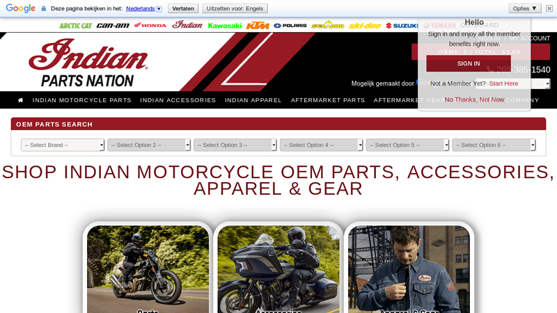 Indian Parts Nation is the Indian Motorcycle Parts Superstore.