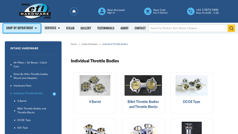 Individual Throttle Bodies