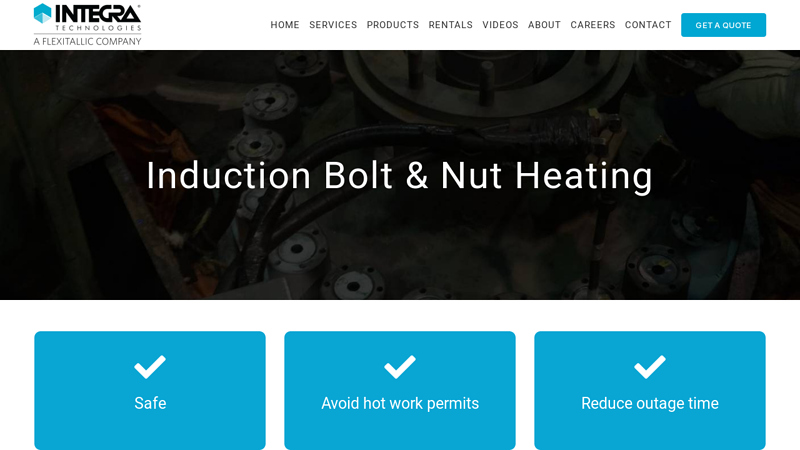 Induction Bolt & Nut Heating