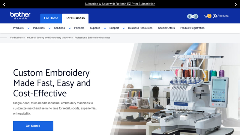 Industrial Embroidery Machines