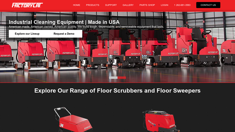 Industrial Floor Sweeper and Scrubber