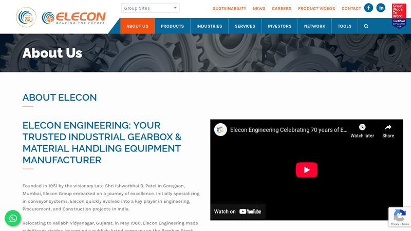 Industrial Gearbox Manufacture & Material Handling ...