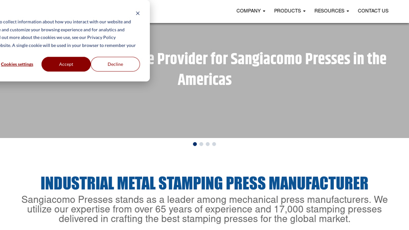 Industrial Stamping Press Manufacturer