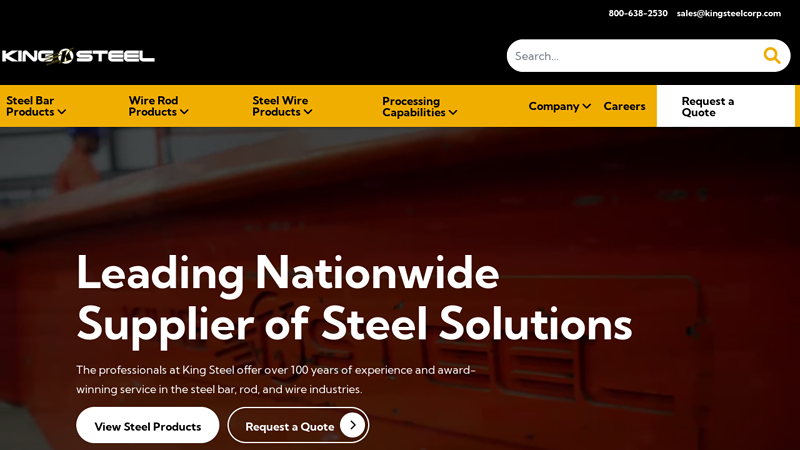 Industrial Supplier of Steel Bar, Rod, & Wire