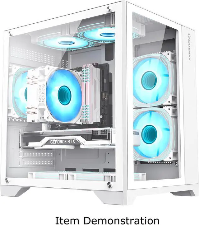Infinity Mini micro atx gaming pc case with cooling argb fans