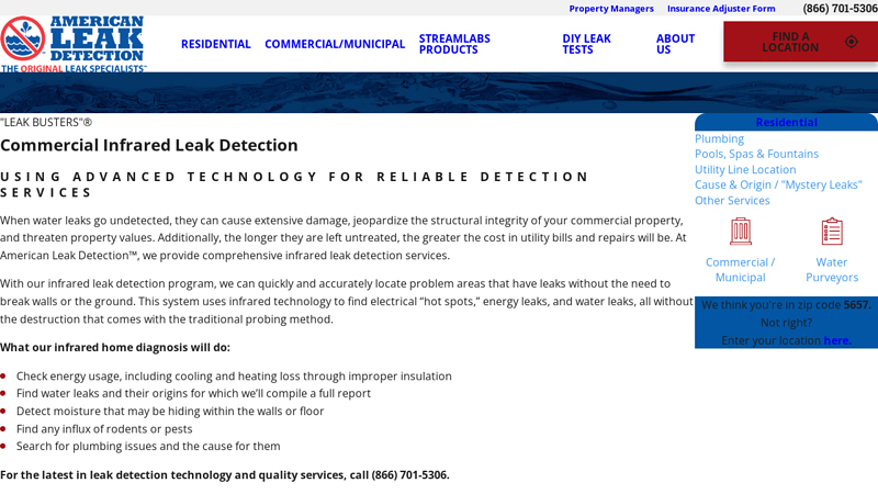 Infrared Leak Detection