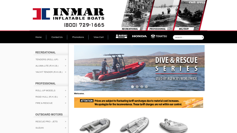 INMAR inflatable boat