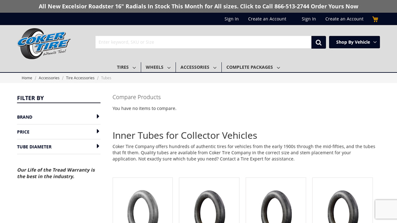 Inner Tubes for Collector Vehicles