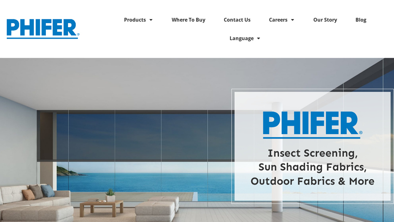 Insect Screening, Sun Shading, Outdoor Fabrics & More