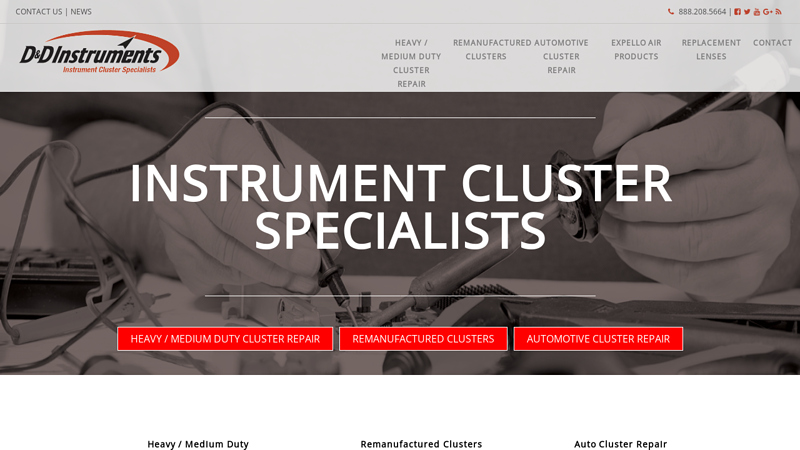 Instrument Cluster Repair Service