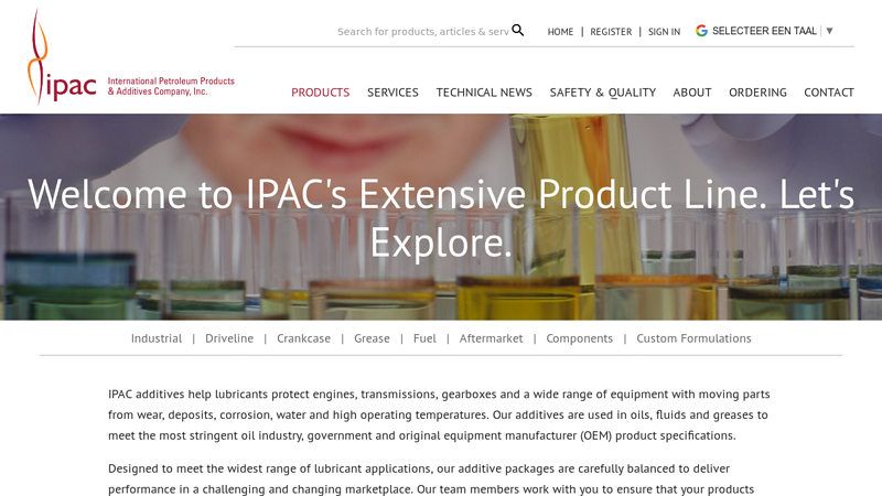 International Petroleum Products & Additives Company, Inc.