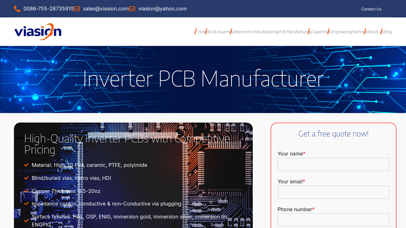 Inverter PCB Manufacturer
