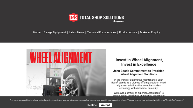 Invest in Wheel Alignment, Invest in Excellence